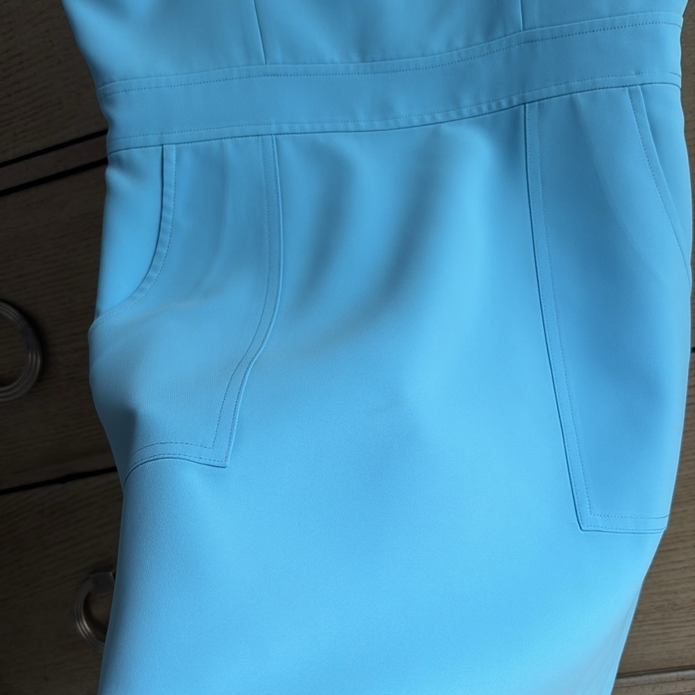 Amanda Uprichard Sky Blue Ace Mini Dress - Picture 7 of 7